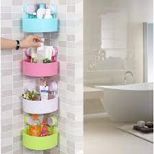 Kotak tempat sabun mandi motif rilakkuma. Bathroom Shelves Rak Gantung Serbaguna Tempat Sabun Unik Kamar Mandi Plastik Kecil Tempel Dinding Shopee Indonesia