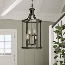 Laurel Foundry Modern Farmhouse Halcott 4 Light Lantern Cylinder Chandelier Reviews Wayfair