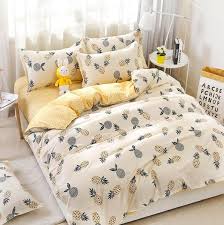 Although some people find microfiber sheets to be too hot, there are few complaints about that from amazon buyers of the. Kawaii Style Yellow Jackfruit Pattern Bedding Sets Duvet Cover Bed Sheet Kids Bedding Sets Twin Full