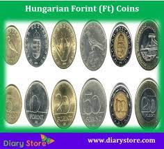 Hungarian forint (huf) currency exchange rates. Hungarian Forint Currency Hungary Banknotes Coins Diary Store