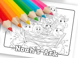 The bible story of noah's ark is a great lesson in obedience for children and adults alike. Noahs Ark Printable Coloring Sheet Ministryark