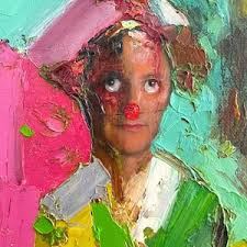 1996 Jeffrey Drew hold up in Apt 3a Mixed Media Collage & Oil