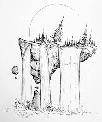 All you need is an ordinary gel pen and a paper and even complete beginners to pen and ink drawing can attempt them. 260 Pencil Drawing Of Trees Ideas Tree Drawing Landscape Drawings Drawings