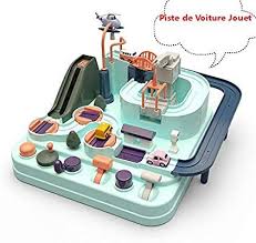 Hamkaw Piste De Voiture Jouet Jeu Piste De Course Pour Les Tout Petits Circuit Jouet Voiture Flexible Enfant Multicolore Voiture Jouet Jeux En Voiture Jouet