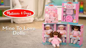Melissa Doug Mine To Love Dolls Youtube