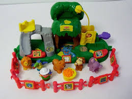 Fisher Price Little People Zoo Safari Play Set Sounds Animals Toy 8 Pieces 2001 Fisherpricemattel Little People Toys Pet Toys