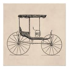 Vintage 1800s Carriage Horse Drawn Antique Buggy Poster Zazzle Com Horse And Buggy Animal Drawings Horse Carriage