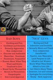 Bad boy vs nice guy