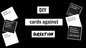 Cards against humanity black card generator. Diy Cards Against Direction Youtube