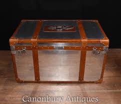 4.6 out of 5 stars 15,695. Chrome Leather Aston Martin Luggage Trunk Steamer Side Coffee Table