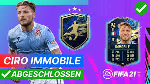 Join the discussion or compare with others! Tots Ciro Immobile 94 Gunstige Sbc Losung Ohne Loyalitat Fifa 21 Ultimate Team Youtube