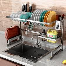 Check spelling or type a new query. Stainless Dish Rack Over Sink Length 65cm Lazada Ph