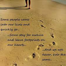 Footprints Love Quotes Quotesgram