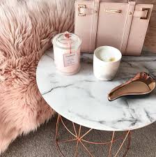 Kmart Hack Marble And Rose Gold Coffee Table Diy Ashley Maree Beauty Gold Room Decor Rose Gold Coffee Table Gold Coffee Table