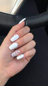 White Acrylic Gel Nails Nails Acrylic Gel Gel Nails