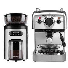 ☕ fully automatic coffee machine: Dualit Dcm2x Coffee Machine And Coffee Grinder Set 20056 Costco Uk