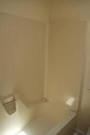 The plastic surround of your shower will need to have holes drilled into it for the fixtures to be connected. Bathrooms Modern Bathroom Update In Severn Md Plastic Shower Surround