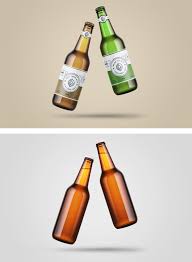 Levitating Beer Bottle Mockup Mr Mockup Graphic Design Freebies In 2020 Beer Bottle Logo Bottle Logo Bottle Mockup