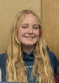 Our final three students of the month who are now eligible to compete for  one of our 4 scholarships. Left to right: Ayda Rappleyea, North Valley HS;  Freyja Moeves, Hidden Valley HS;