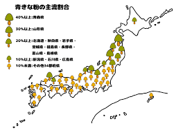 青きな粉の主流割合｜kinacotraveller