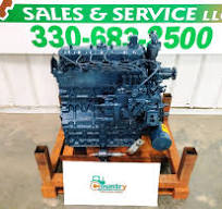 Kubota V2203ER-GEN Engine fits Princeton Trailer Mounted Forklift