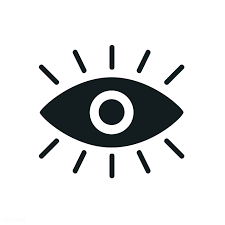 Download Premium Vector Of A Black Eye Graphic Icon On White Background Eye Black Tattoo T Shirts Eye Illustration