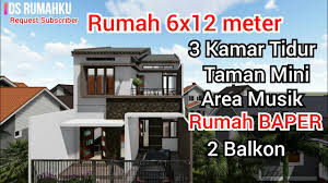 Maybe you would like to learn more about one of these? Desain Rumah Minimalis 3 Kamar Tidur 2 Lantai Dengan Balkon Cek Bahan Bangunan