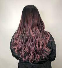 Purple Pink Balayage Burgundy Hair Hair Styles Medium Hair Styles