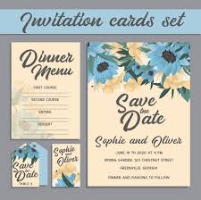 Choose from hundreds of design templates. Free Vector Wedding Invitation Card Suite With Flower Templates