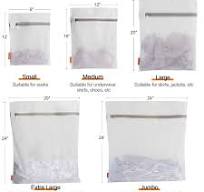 Amazon.com: Polecasa Premium Soft Fine Mesh Laundry Bags with Sturdy Zipper  for Delicates - 3 Pack Durable Laundry Room Essentials for College, Dorm,  ...