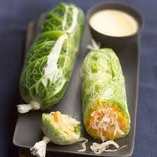 Rouleaux De Printemps De Chou Vert Recettes Recette Recette Chou Vert Recette Rouleau De Printemps Chou Vert