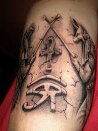 Horus And Anubis Egyptian Tattoo Sleeve Anubis Tattoo Egypt Tattoo