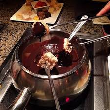 Which Chocolate Fondue Do You Enjoy Pairing With Our Crunchy Ricekrispie Treats Repost Fasthandsproducti Fondue Restaurant Indulgent Desserts Fondue