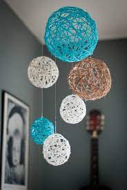 Copeland S Colorful Nursery Ornament Crafts Diy Baby Stuff Yarn Ball