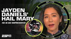 REACTING to Jayden Daniels' AMAZING Hail Mary 🙌 He is SO IMPRESSIVE!