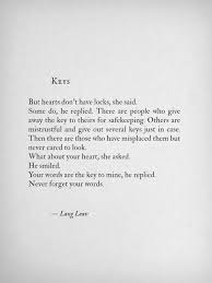 Lang Leav Keys Love And Misadventure Words Lang Leav