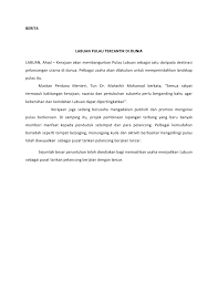 Pelancong yang menghabiskan masa hidup mereka dengan travel seluruh dunia tidak semestinya mempunyai duit yang banyak yang membolehkan mereka bercuti. Koleksi Contoh Karangan 2
