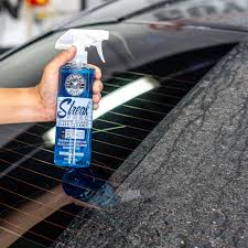 Rubbing alcohol is the solvent and the newspaper provides the streak free clean that will appear. Streak Free Window Clean Glass Cleaner
