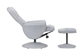 Fabric Modern Swivel Office Chair Gaming Chair With Recliner And Footstool Light Grey Want To Know More Click Swivel Office Chair Chair Fabric Office Chair