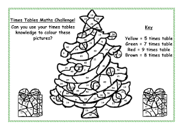 Christmas maths colouring free online printable coloring pages sheets for kids get the latest images favorite christmas maths colouring free online printable view source · christmas maths activities ks1. Christmas Times Tables Colouring Sheet Teaching Resources