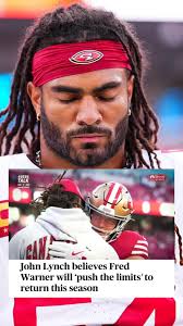 #49ers GM John Lynch was asked if Fred Warner could return THIS season and  said he believes Warner will ‘Push the limits:” , “And so we’ll follow the  orders of the doctors. They’ll control this, but ...