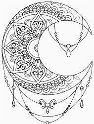 See mandala art stock video clips. Printable Bohemian Mandala Coloring Pages Novocom Top