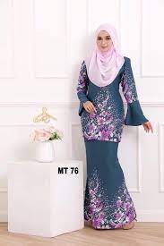 Bahu 14′, dada 34′ labuh baju 36′ lengan 22′ punggung xl : 35 Trend Terbaru Baju Kurung Moden Bercorak Little One Scandles