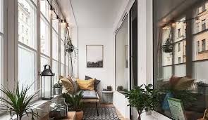 Loggia Idees Amenagement Et Decoration Balcon Ferme Appartement Design Deco Veranda Deco