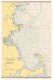 Amazon Com Massachusetts Shoreline Nautical Map 1951 Cape