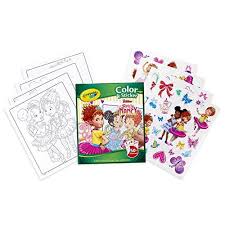 Coloring pages from the animated series fancy nancy can be downloaded or printed directly from the site for free. Crayola Fancy Nancy Coloring Pages Sticker Sheets Gift For Girls Ages 3 4 5 6 7 Multicolor