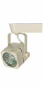 Direct Lighting 50012 White Mr16 Square Low Voltage Track Lighting Head Amazon Com