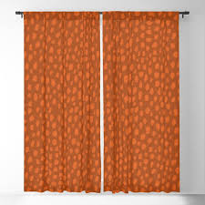 Ratings, based on 47 reviews. Burnt Orange Spots Blackout Curtain By Design Minds Boutique Society6