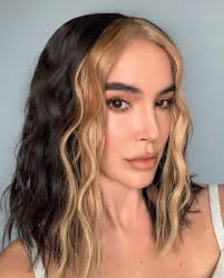 E-girl vibes for @brittanyxavier courtesy of @dell.miller 🎨 Cut by  @justinemarjan 💫 Aveda