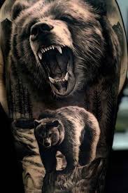 Pin By Gina Yager Donato On Tatu Grizzly Bear Tattoos Bear Tattoo Bear Tattoo Designs